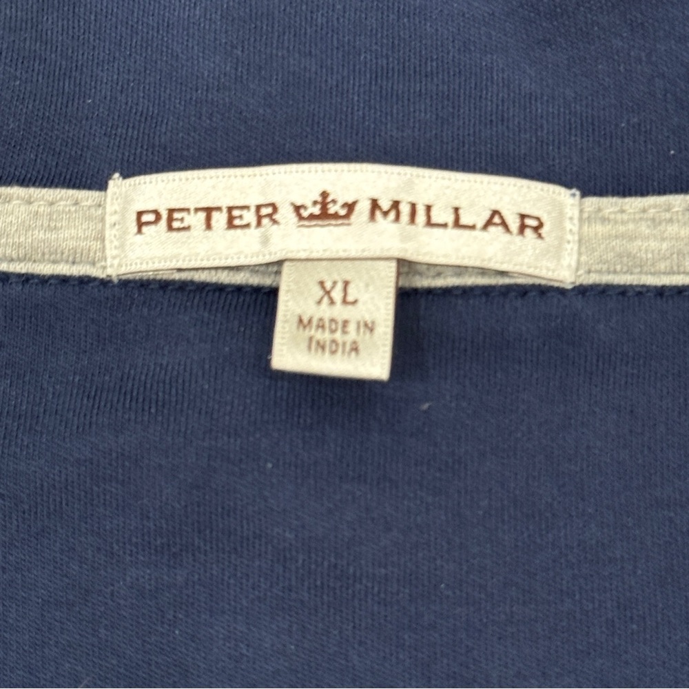 Peter Millar Xavier Crown Comfort Quarter Zip Premium Pullover Men's XL EUC - Picture 6 of 7